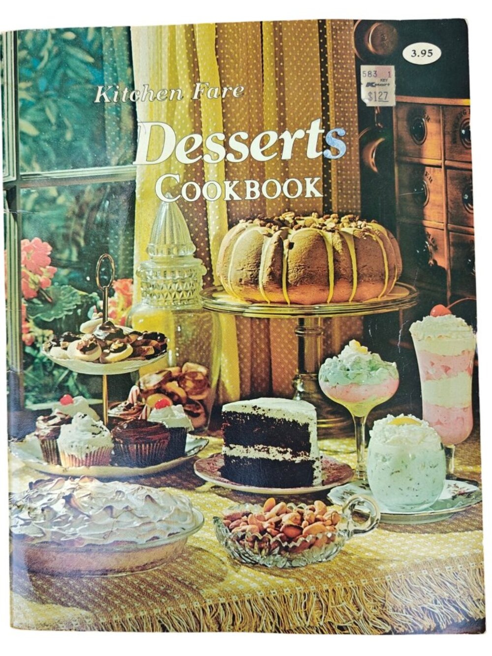 Kitchen Fare Desserts Cookbook 1980 Softcover Edition Illustrated Recipes